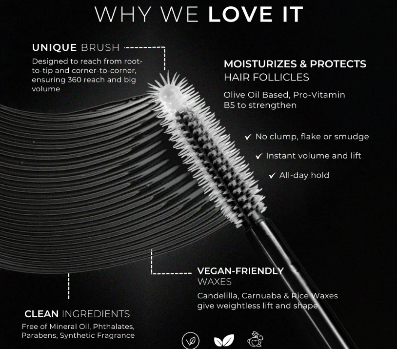 Yumi Volume & High Definition Mascara Black